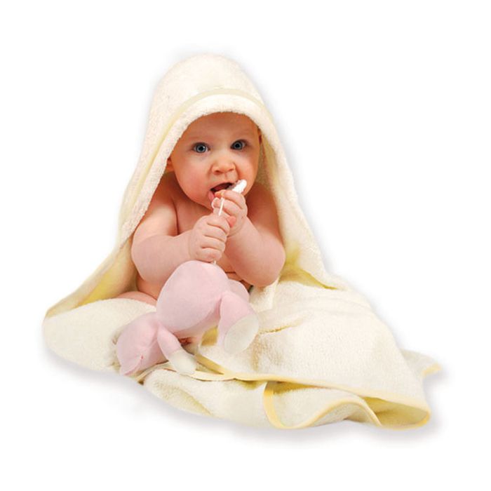 Rankšluostis vaikui su drambliuku