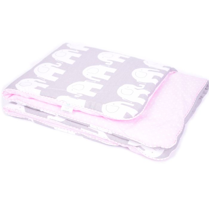 Hällikomplekt  "Elephants" 60x75cm teki ja 35x25cm padjaga