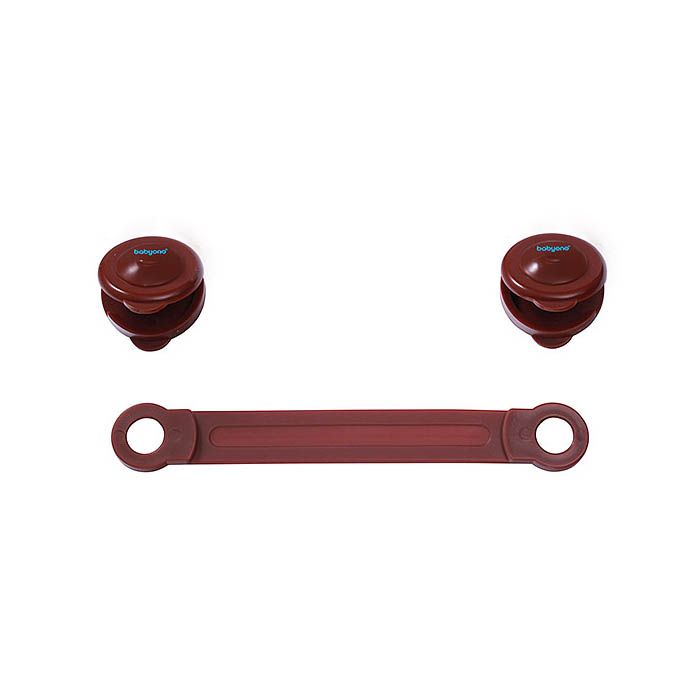 Universaalsed kaitseriivid “Safe home” 2tk, Pruun