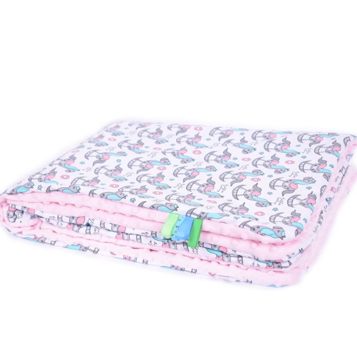 Hällikomplekt "Hello Baby" pleed 100x75cm ja padi 30x40cm