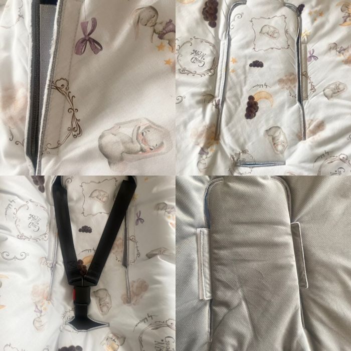 Turvahälli tekk ja soojakott "Petit" 90x90 cm