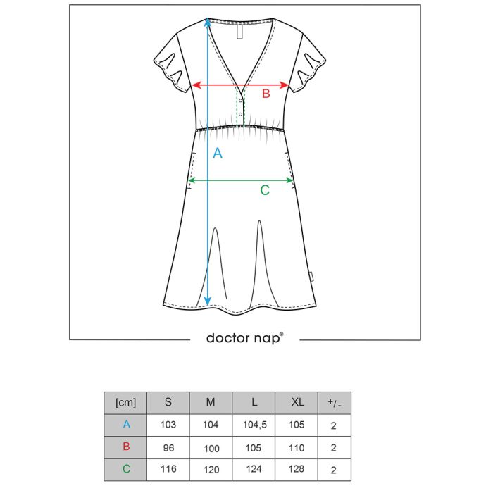 Puuvillane öösärk rasedatele naistele "Alina" folk flowers