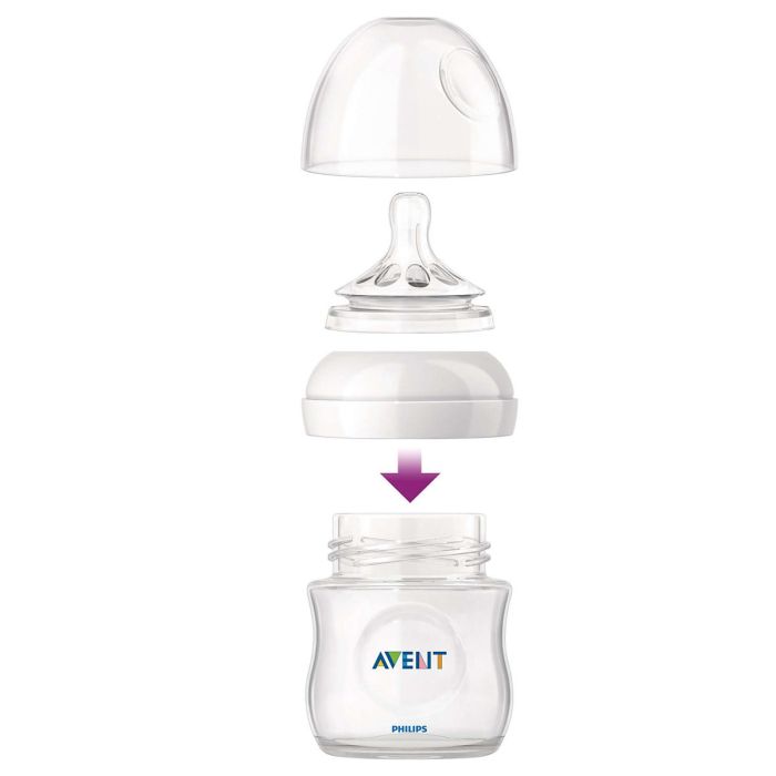 Vastsündinu lutipudelite komplekt AVENT "Natural" 0-6 kuud
