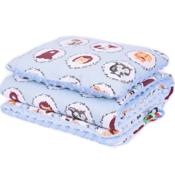 Hällikomplekt  "Family" pleed 100x75cm ja padi 30x40cm