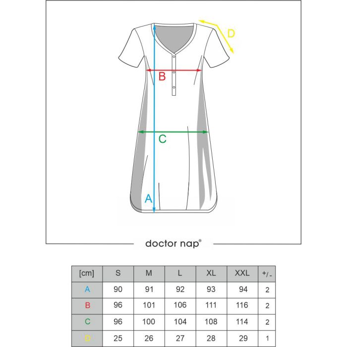 Puuvillane öösärk rasedatele naistele "Golden heart"  
