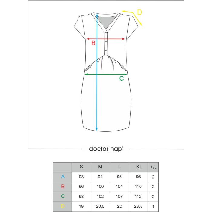 Puuvillane öösärk rasedatele naistele "Sweet" sloth