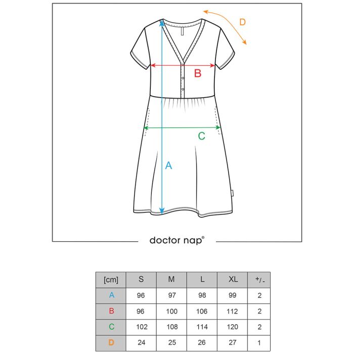 Puuvillane öösärk rasedatele naistele  "Lines" graphite