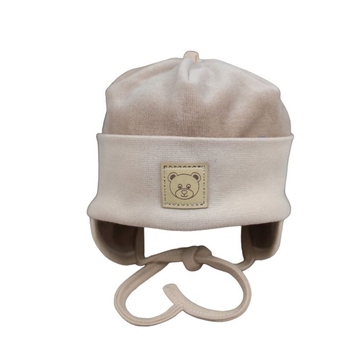 Beebi müts "Velour" - Beige