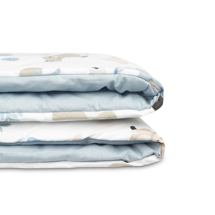 Voodipesu beebidele  täidisega 135x100 "Zoo jeans" 