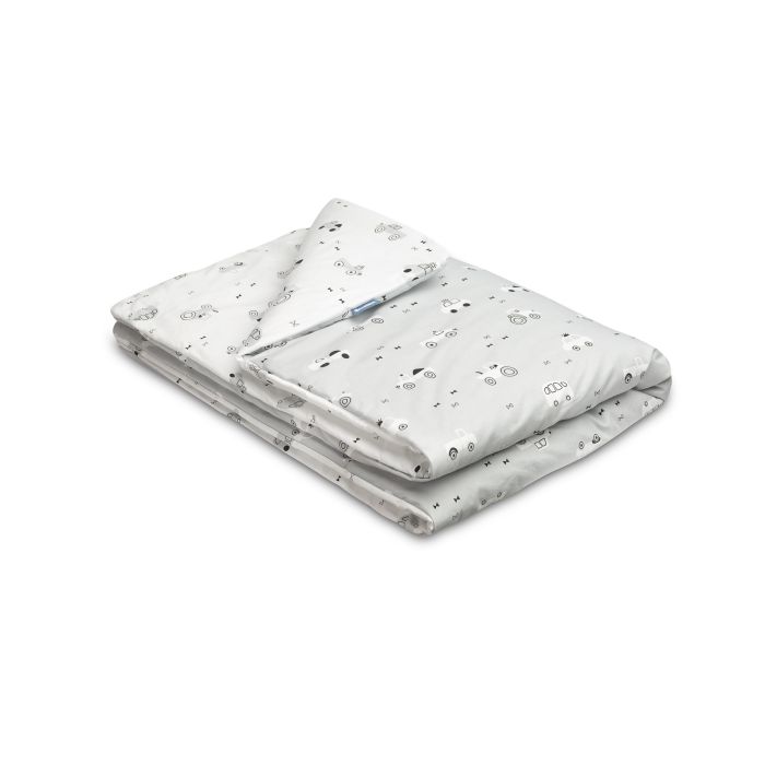 Voodipesu beebidele  täidisega 135x100 "Traffic grey" 