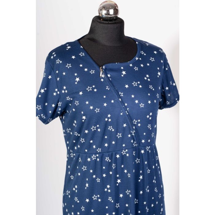 Puuvillane öösärk rasedatele naistele "Shine bright"