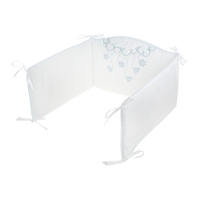 Beebi voodipesu ja voodipehmendus "Angels" sinine