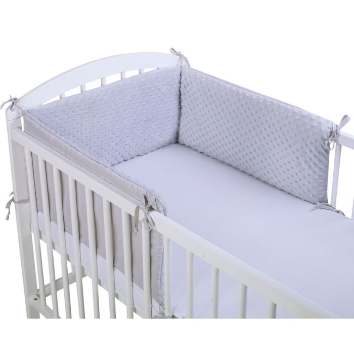 Voodipehmendus beebile 180 cm "Tenderness" valge