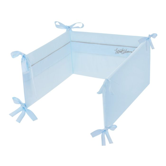 Beebi voodipesu ja voodipehmendus "Sweet dreams" sinine