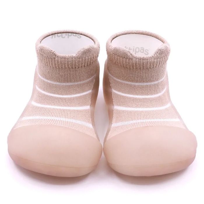 Beebi kingad Attipas "Bamboo bear" beige