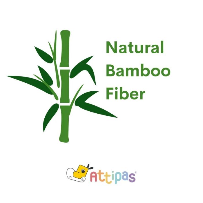 Beebi kingad Attipas "Bamboo bear" blue