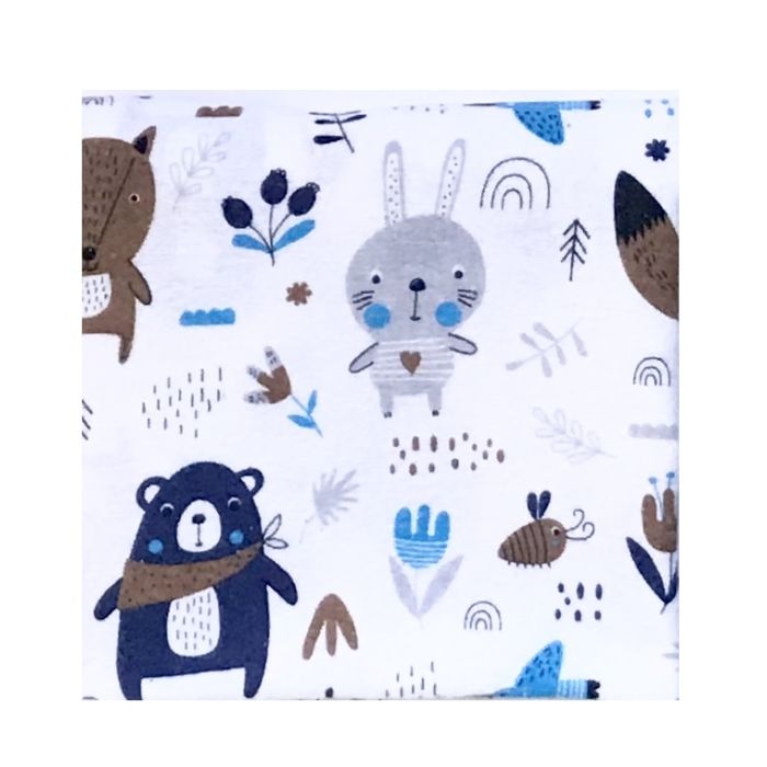 Beebi flanellist lapid"Forest"  70x80cm 1tk