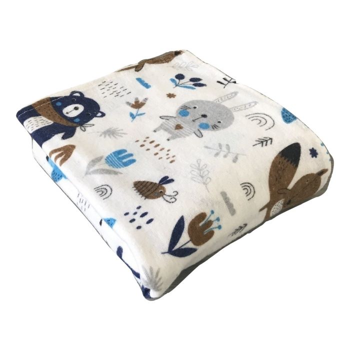 Beebi flanellist lapid"Forest"  70x80cm 1tk