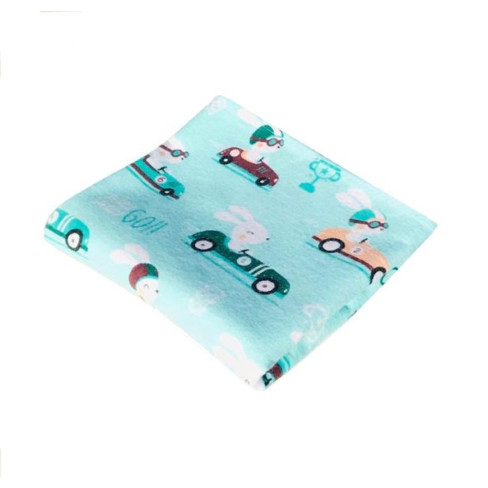 Beebi flanellist lapid 70x80cm roheline 1tk