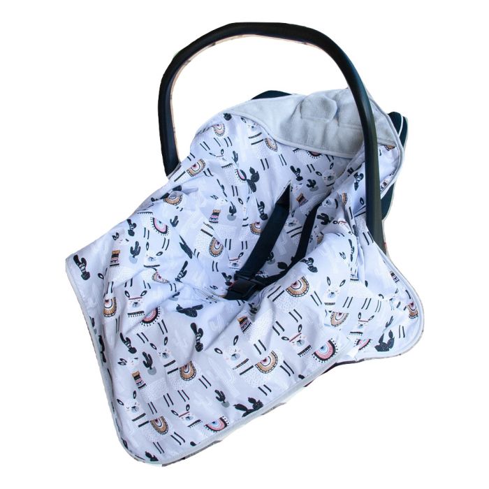 Soojakott-tekk vankrisse/turvatool "Lama" 80x80cm 