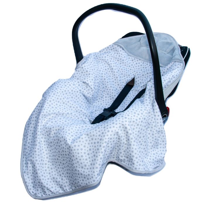 Soojakott-tekk vankrisse/turvatool "Milky way" 80x80 cm 