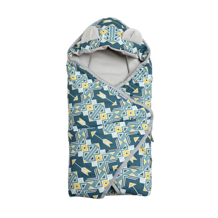 Soojakott vankrisse/turvatool "Velvet ornament" 90x90 cm