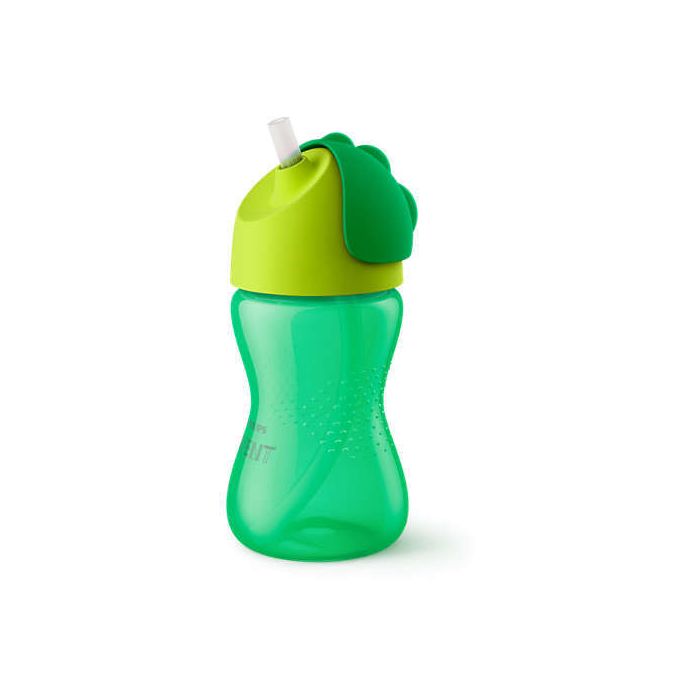 Avent gertuvė kūdikiams su šiaudeliu 12 m+ 300 ml žalia 