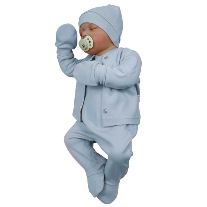 Komplekt vastsündinule 5-e osaline "Blank baby blue"