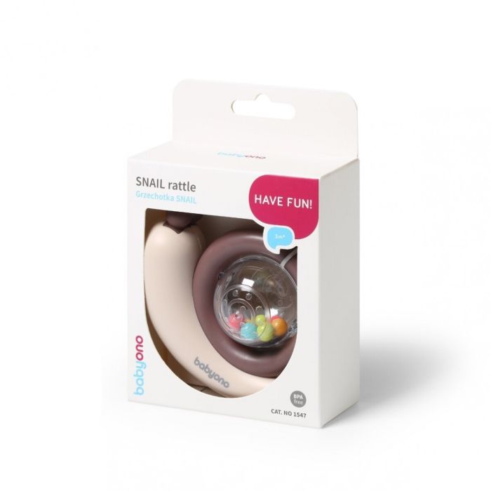 Beebi kõristi "BabyOno "Snail"