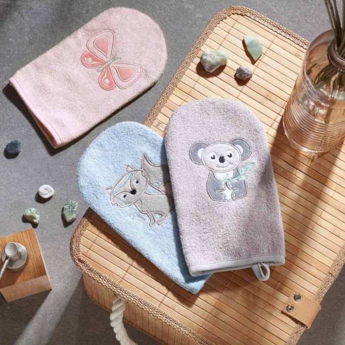 Natural Bamboo pesemiskinnas BabyOno Koala hall