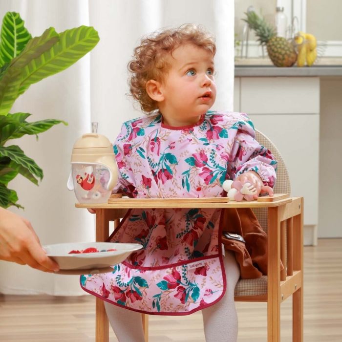 Beebi pudipõll pikkade varrukatega "Flowers"