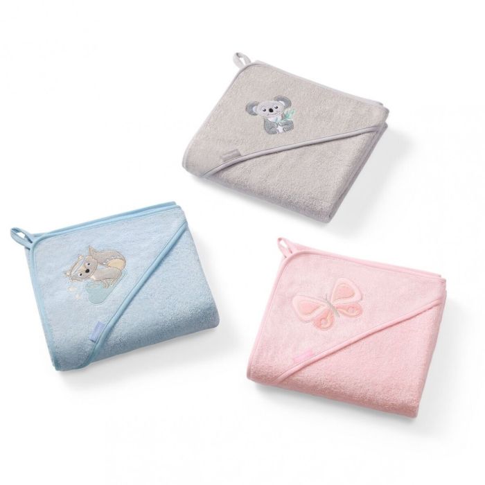 Bamboo kapuutsiga vannilina 100x100  "Koala" hall