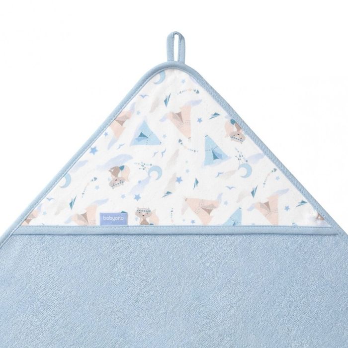 Froteerätik beebile "Indiana" 100x100 cm sinine