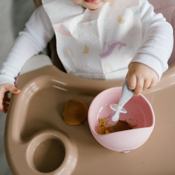 BabyOno silikoon lusikad 2 tk oranž/lilla