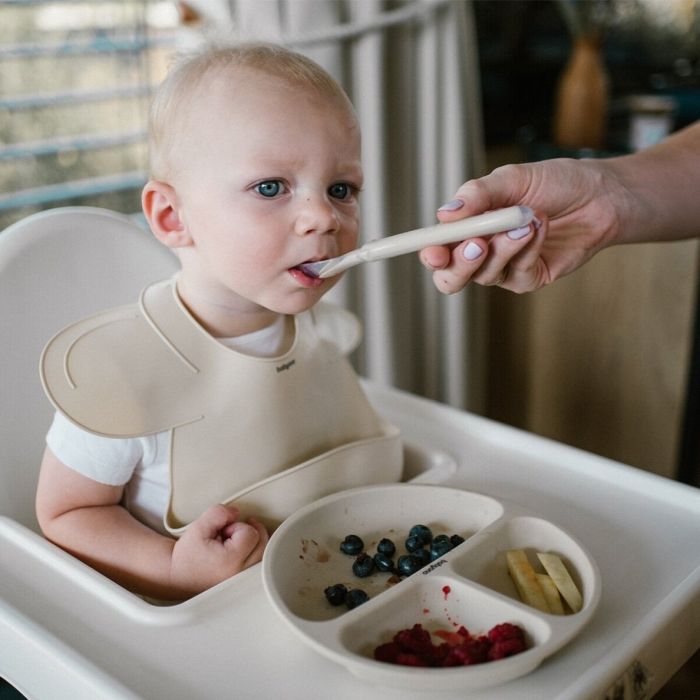 BabyOno silikoon lusikas beige