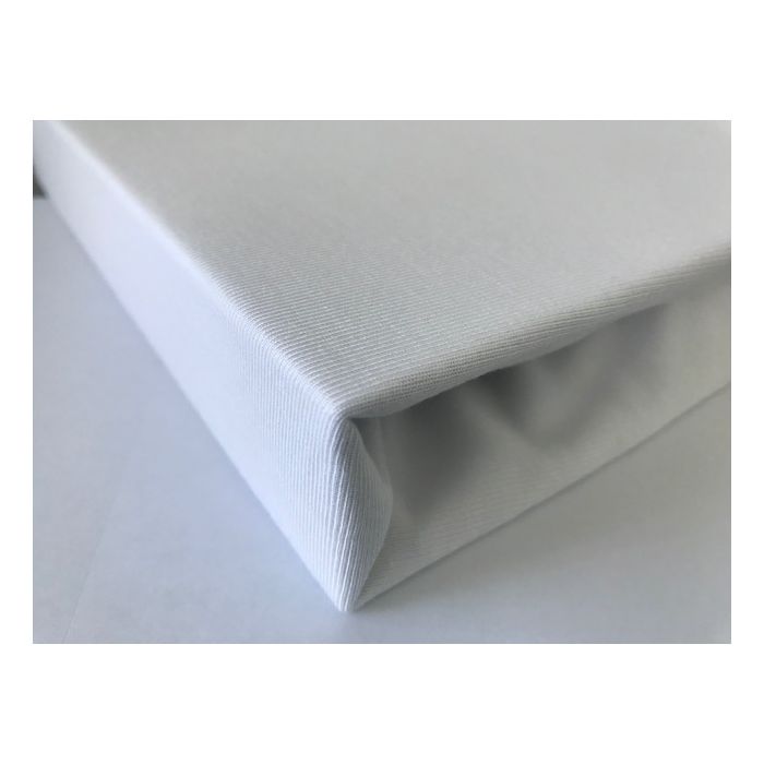 Bambukinė paklodė su guma "Bamboo" baltos spalvos 