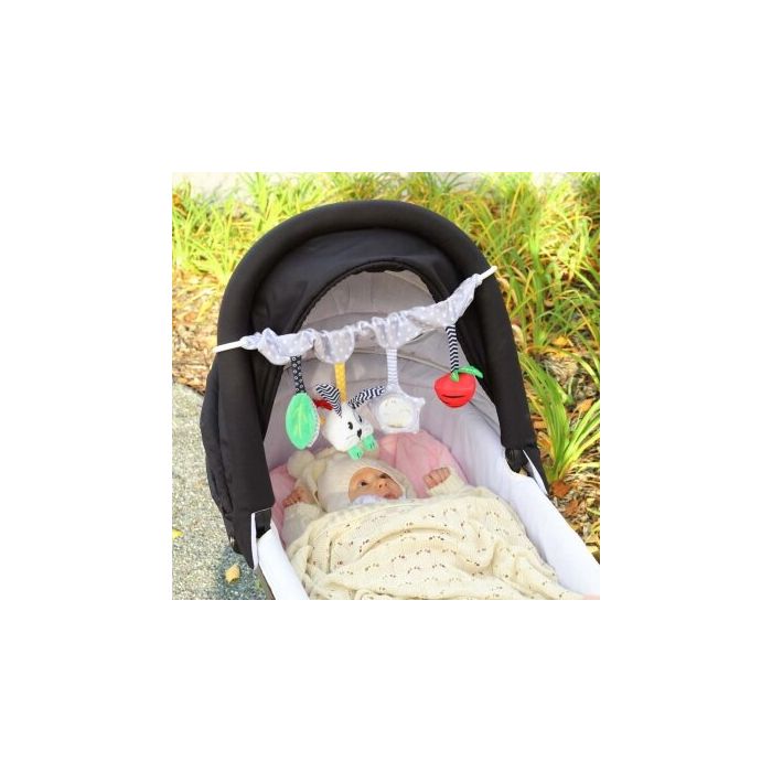 Kootud Babyono bambus beebitekk 100x75 cm beež