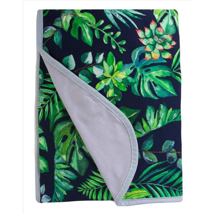 Bambusest kahepoolne pleed  "Leaf" 100x75cm 