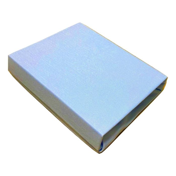 Bambusest voodilina kummiga "Bamboo", sinine