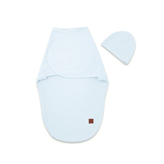 Beebi mähkimiskott "Leo" interlock soft baby blue