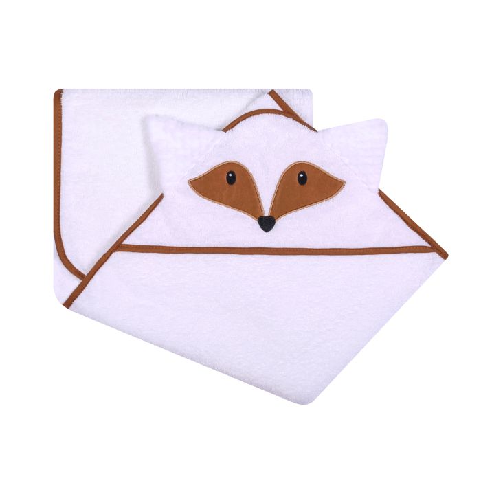 Beebi rätik "Fox" 120x100 cm valge