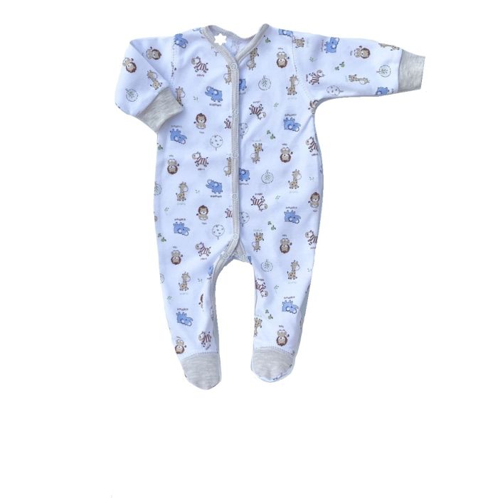 Beebi tudukombe - romper "Zoo" beež