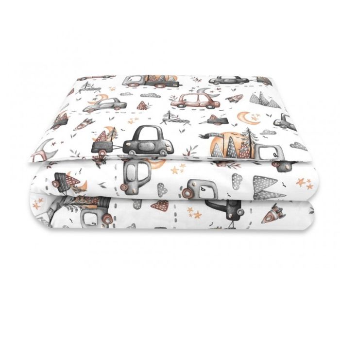 Voodipesu beebidele 135x100 "On road grey"