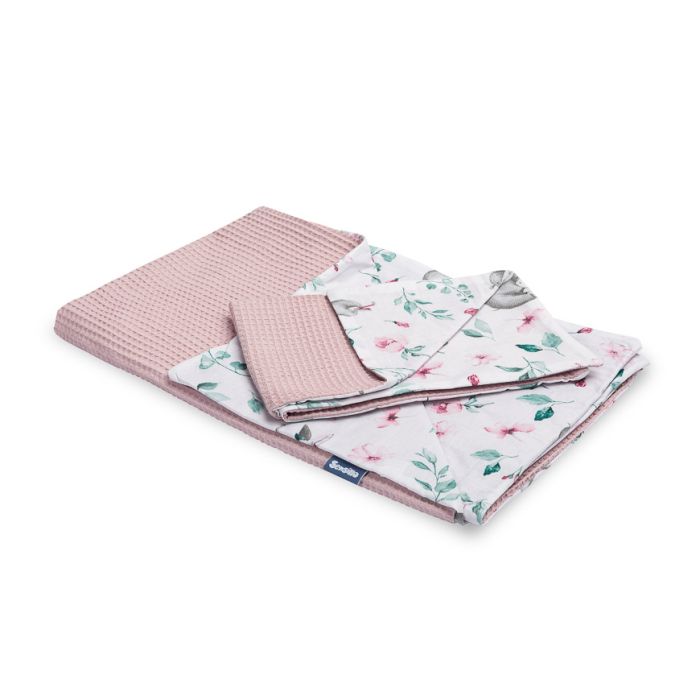 Beebi voodipesu 100x135 "Waffle in pink" 