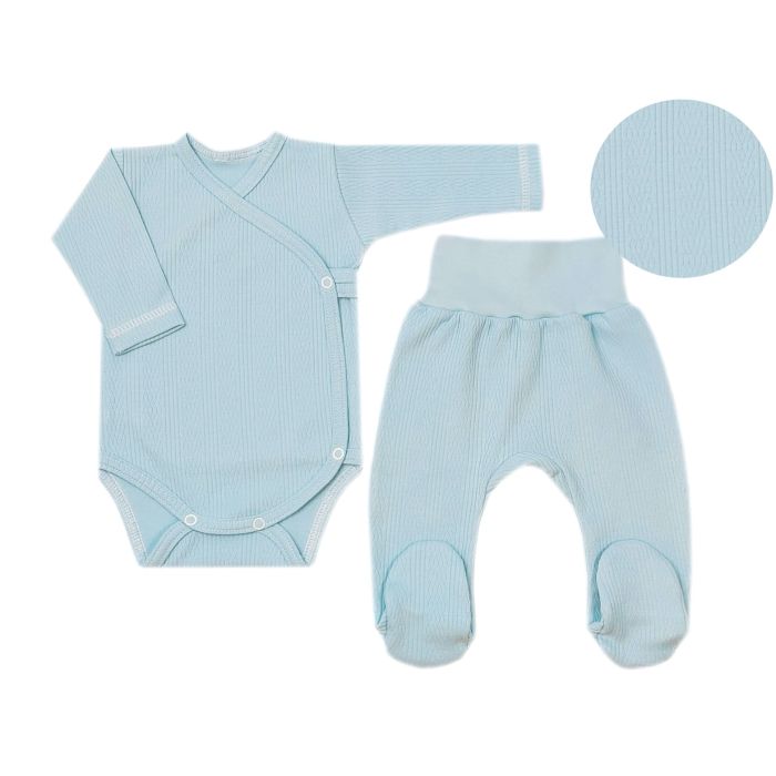 Beebiriided 2 osaline  "Natural blue" 