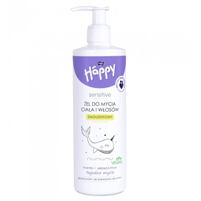 Bella happy pesugeel beebidele ja lastele 2-in-1 (emollients) 400ml