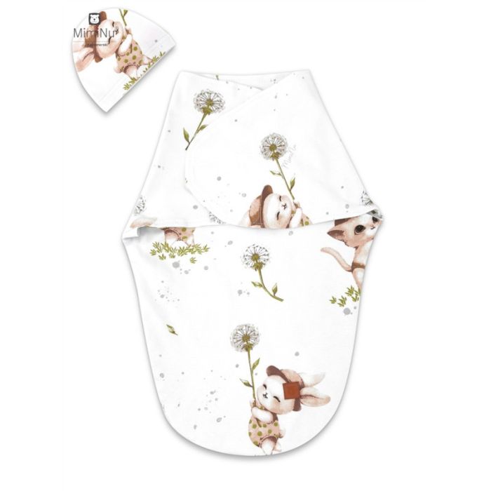 Beebi mähkimiskott "Leo" interlock soft kittens