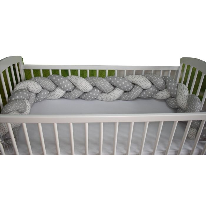 Voodipehmendus beebile 210 cm "Braided Bumper"