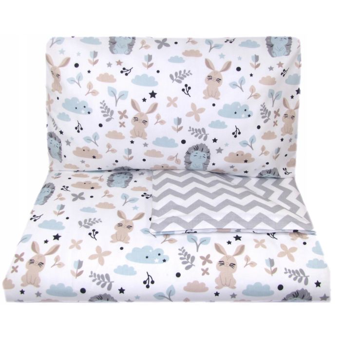 Beebi voodipesukomplektid  100x135 "Bunny & Hedgehog"  