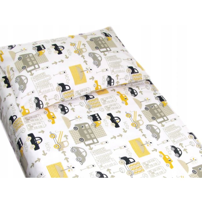 Beebi voodipesukomplektid  100x135 "Cars" kollane 